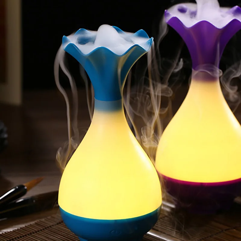 Ultrasonic Aromatherapy Essential Oil Aroma Diffuser USB Air Humidifier with LED Night Light