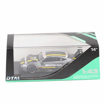 RMZ City benz автомобиль 1:43 Масштаб литья под давлением игрушка модель DTM c-класс AMG Супер Спорт гоночный автомобиль образовательная коллекция подарок для детей - Цвет: 3 have box