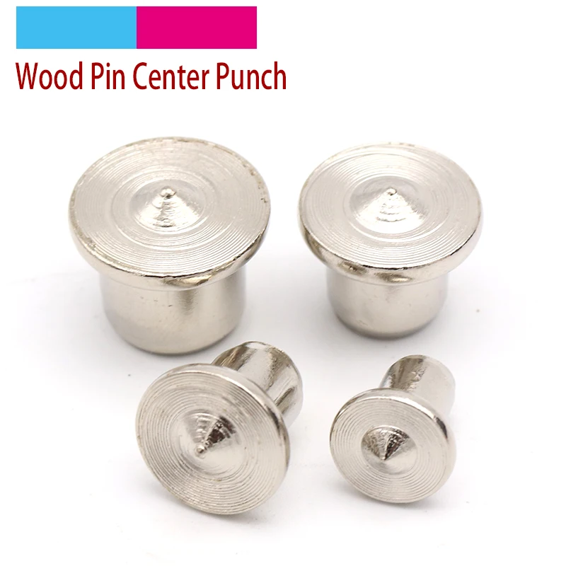 

4pcs 6/8/10/12mm Panel Furniture Positioning Woodworking Dovetail/Wood Pin Center Punch/Log Pin Locator Joint Alignment Tools
