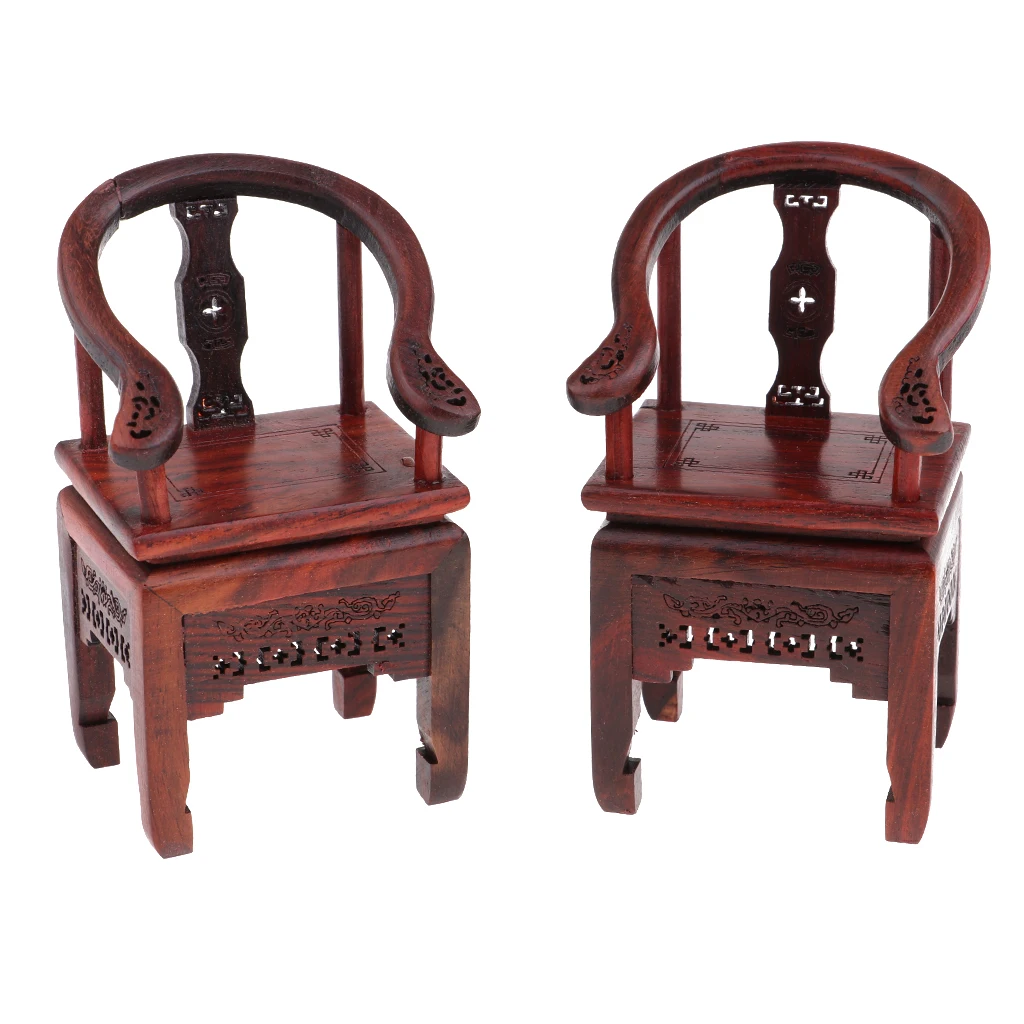 1/6 Scale Wooden Square Table Chair Dining Table Model For   Dolls House Furniture Collections