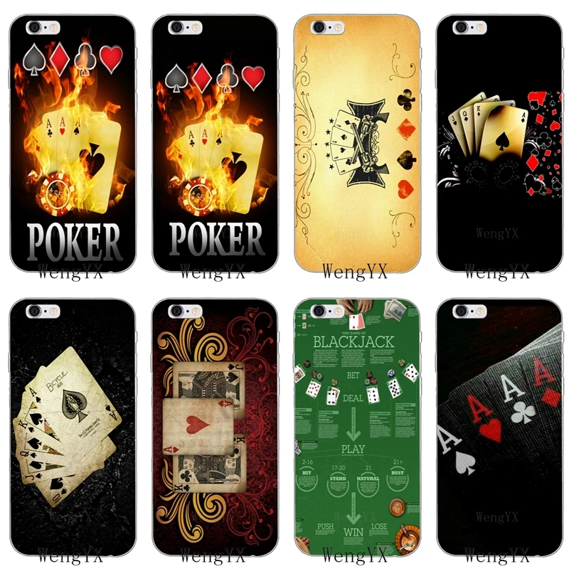 

Luxury Retro Poker ACE Spade A Soft phone case For Samsung Galaxy A9 A8 A7 A5 A3 J8 J7 J6 J5 J4 J3 Plus Prime 2018 2017 2016