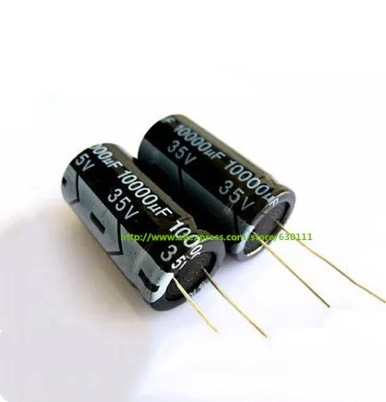 Алюминиевые конденсаторы 35V10000UF 100% хорошее качество 10000 мкФ 35В|aluminium capacitors|10000uf