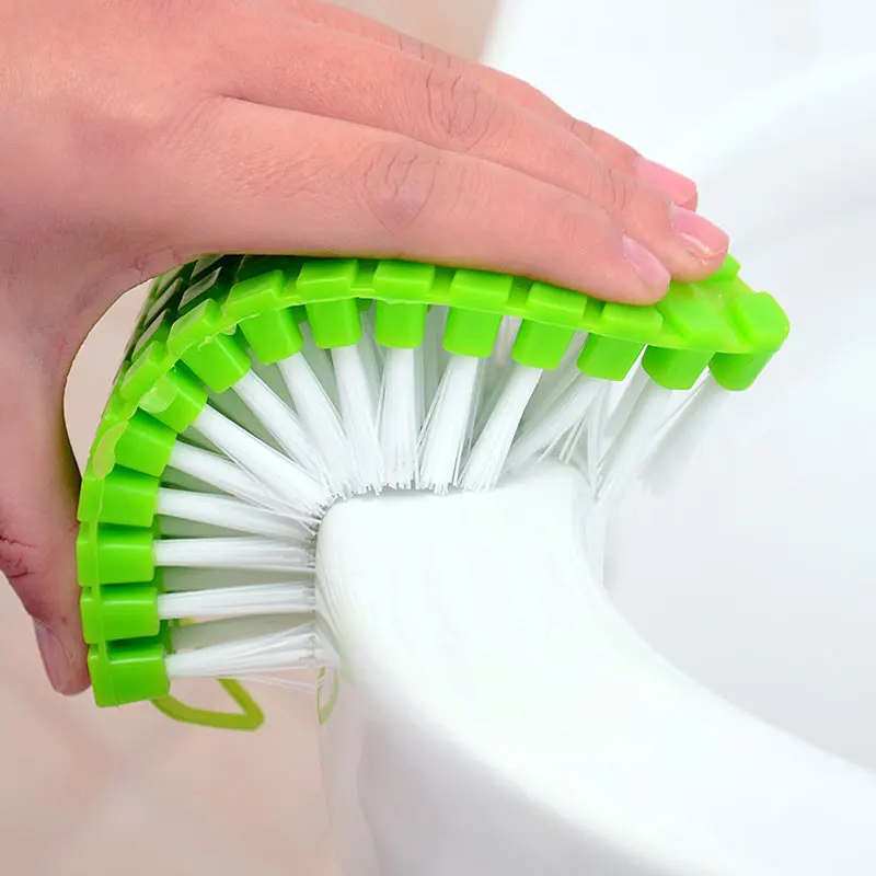 

Cleaning Brush 360 Degree Flexible Corner Cleaning Brush Kitchen Sink Brush Bathroom Toilet Portable Home Hook Designed