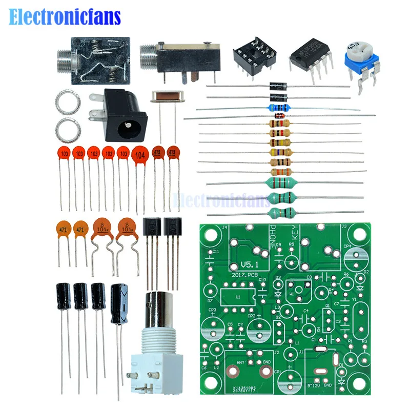 1 Набор DIY RADIO 40M CW короткая фотография приемник QRP стать Фаллом 7 023 026 МГц DC 9V 14V|diy