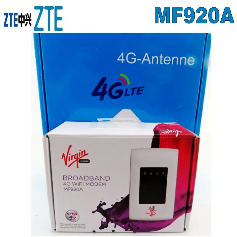 Zte MF920 WLAN Мобильная точка доступа 150 Мбит/с LTE 4G 3g маршрутизатор модем WiFi+ 4G 35dbi TS9 антенна