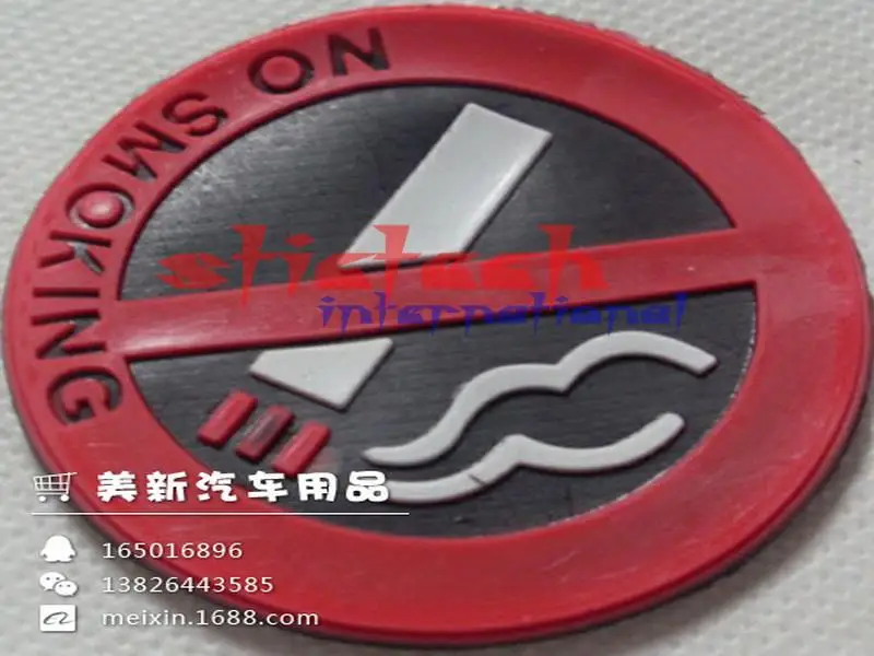 by dhl or ems 1000set 3pc/set Rubber NO SMOKING Sign Tips ...