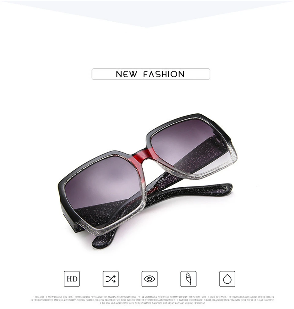 Square Luxury Sun Glasses Brand Designer Ladies Oversized Sunglasses Women Big Frame Mirror Sun Glasses For Female UV400  (12)
