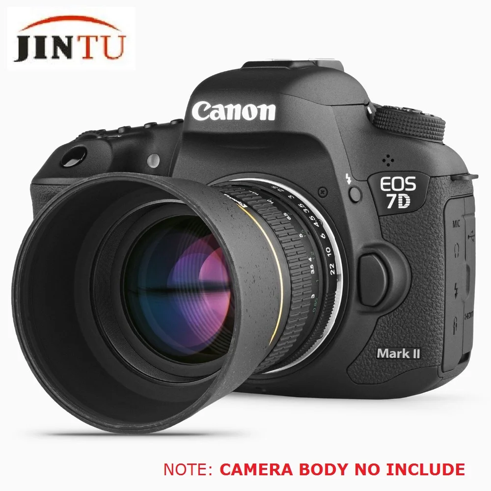 Телеобъектив JINTU 85 мм f/1 8 портретный с ручной фокусировкой для Nikon D7200 D7100 D7500 D5600 D5500