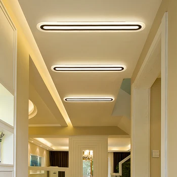 

Led ceiling office modern minimalist living room bedroom corridor corridor rectangular creative lamps Ceiling Lights