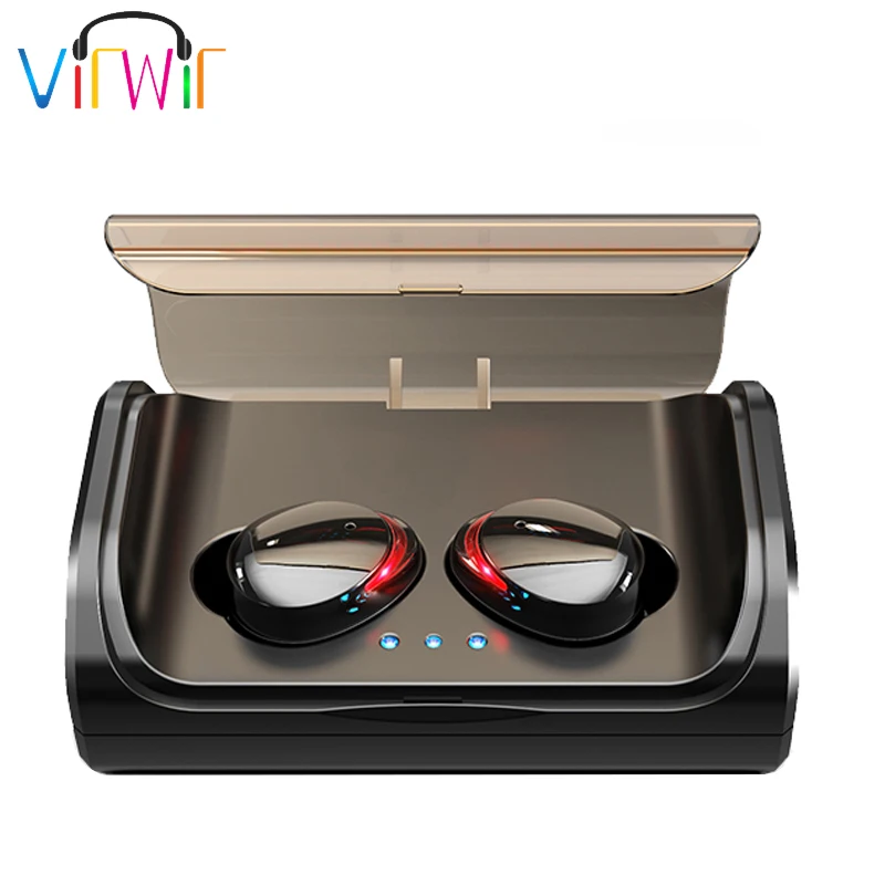 

TWS T8 Bluetooth 5.0 True Wireless Earphones In-Ear Earbuds Noise reduction IPX6 Waterproof Sports Headset 3000mah charging box