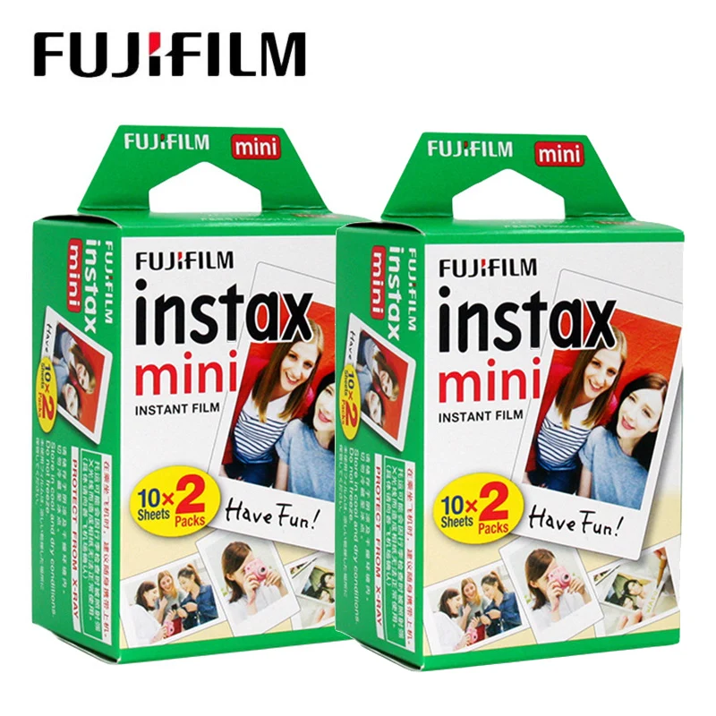 

Fujifilm Instax Mini Films 40 Sheets White Edge Photo Paper for Instax Mini 9 8 7S 70 90 25 50s Instant Camera SP-1 SP-2 Printer