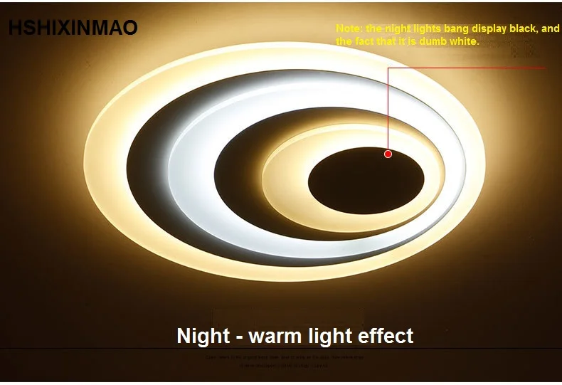 Эксцентричный Круг, акриловый светодиодный потолочный светильник, современные круглые потолочные светильники для гостиной, спальни
