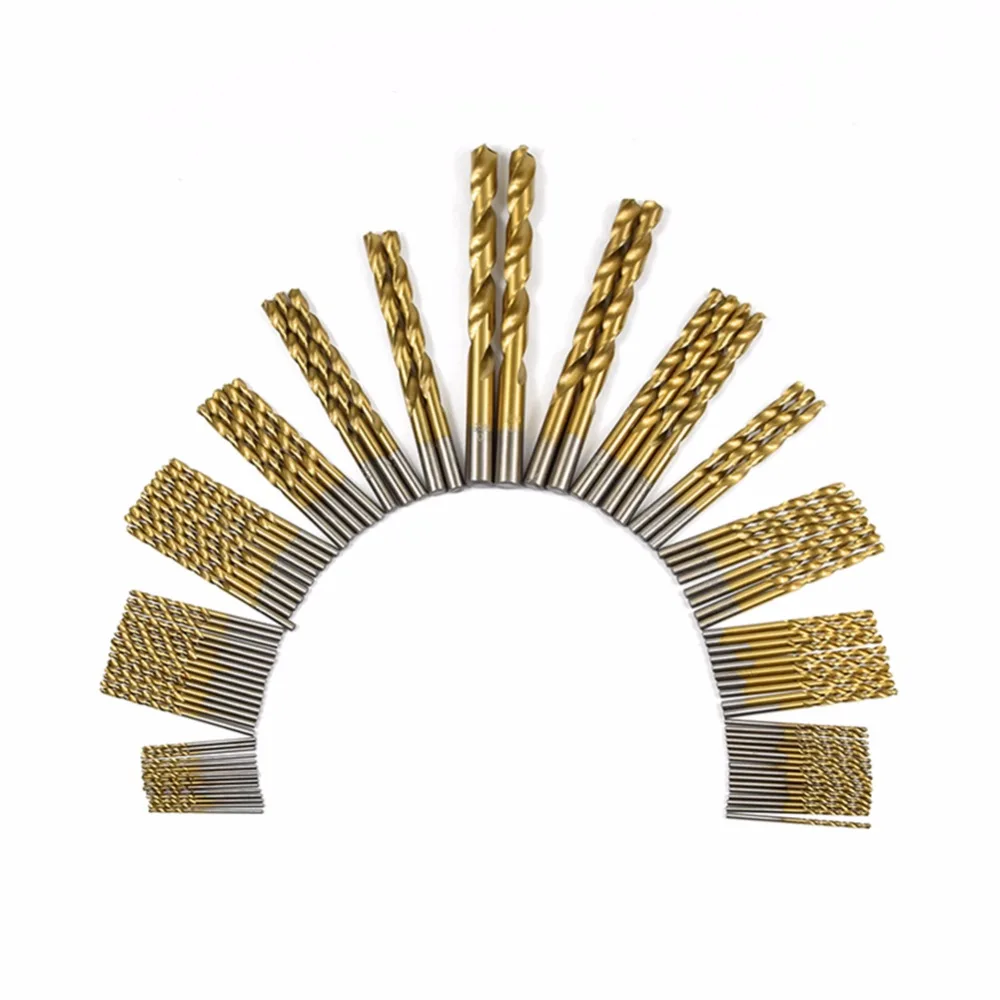 99pcs-Twist-Drill-Bit-Set-Saw-Set-HSS-High-speed-Steel-Drill-Metal-Wood-Tool-Woodworking