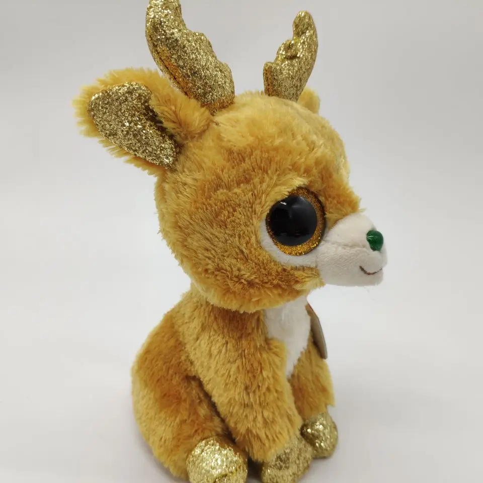 beanie boo glitzy reindeer