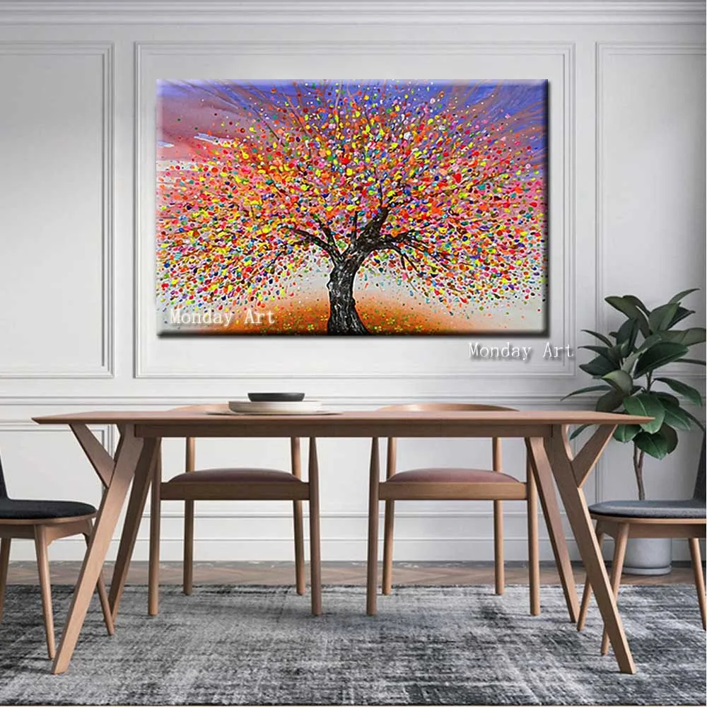 Hand-Painted-Abstract-Tree-Canvas-Oil-Painting-Color-Tree-Canvas-Picture-Art-Painting-Living-Room-Home (3)