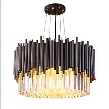 

round design luxury crystal chandelier lighting modern dinning room chandelier living room crystal light