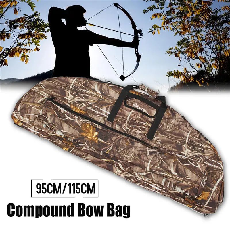 95cm/115cm Compound Bow Bag Waterproof Canvas Large Capacity Archery