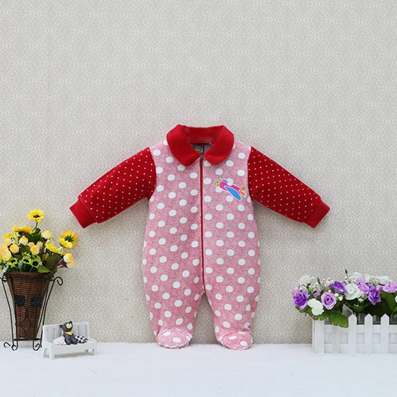 Детские комбинезоны с длинными рукавами и воротником «Питер Пэн»; цельная одежда; велюровая детская одежда на молнии; комплекты для сна для новорожденных