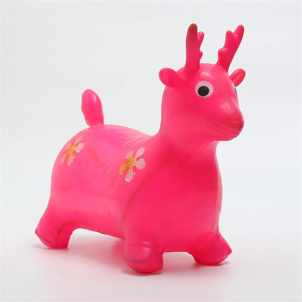Случайный цвет аттракционы на животных надувной прыгун прыжки Детские Подарочные игрушки