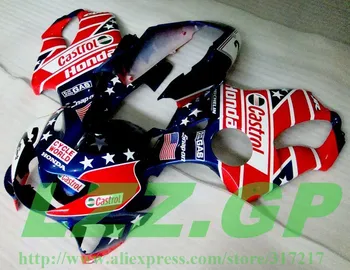 

Injection ABS Fairing for 100%New CBR600 F4 99 00 CBR600F4 1999 2000 CBR600 99 00 motorcycle fairing kits red blue #p92vk LZZ.GP