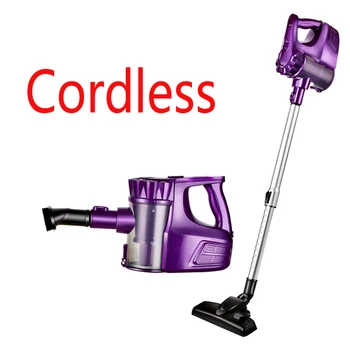 

Vacuum Cleaner 2-in-1 Cordless Handheld Upright Stick Machine for Carpet Hardwood Floor Cyclonic Filtration