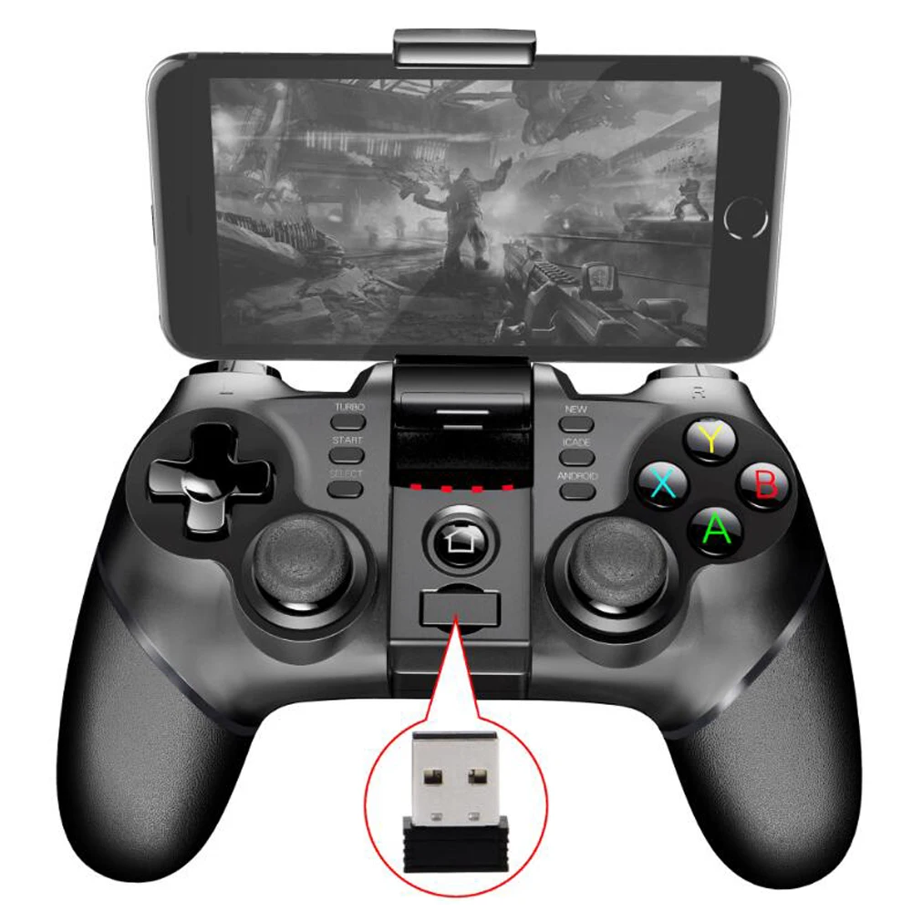 

iPEGA 9076 Bluetooth 3 in1 Gamepad Game Pad Controller Mobile Trigger Joystick For Android Cell Phone PC Hand Free Fire