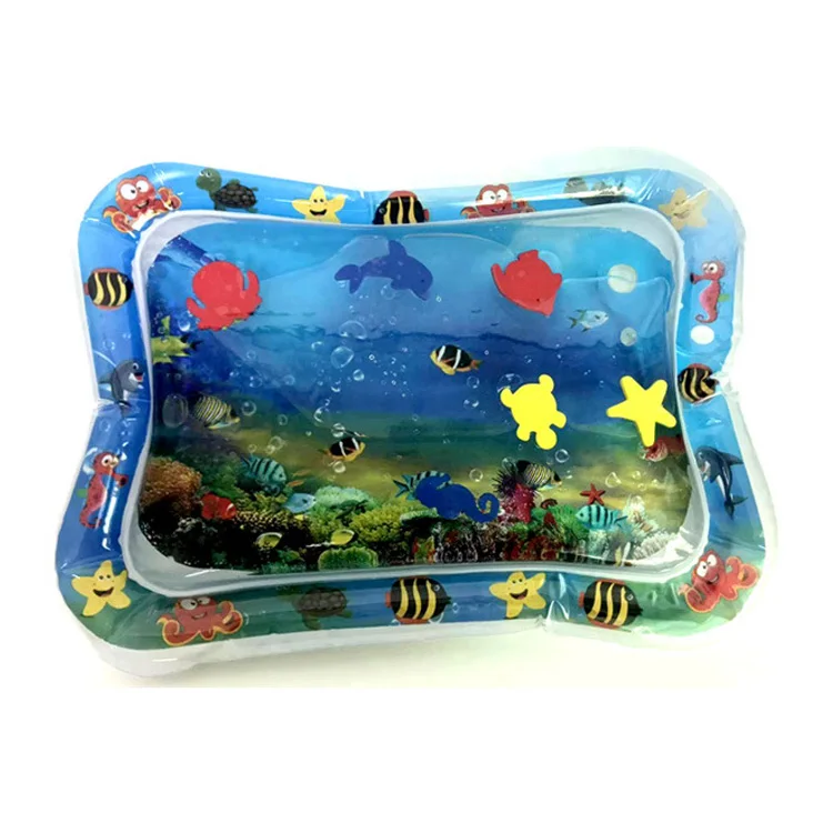 

Baby Water Play Mat Toys Inflatable PVC infant play the water pad Toddler Activity Center square and round water mat for Kids
