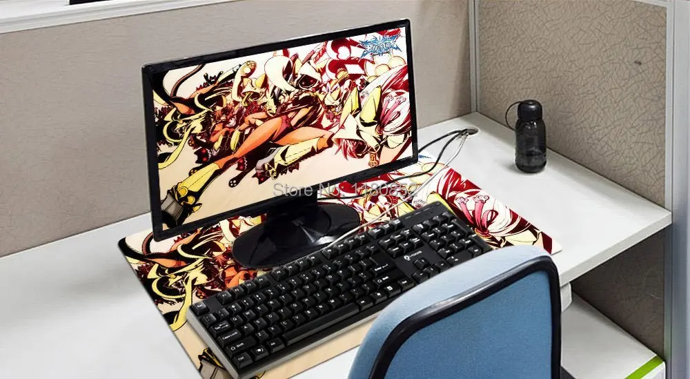 Details about   M601 Free Mat Bag Blazblue Taokaka Gaming Mat Large Mouse Pad Anime CCG Playmat 