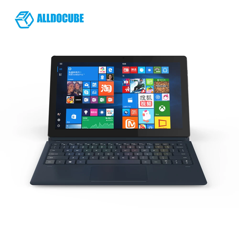 

ALLDOCUBE KNote 5 2 in 1 Tablet PC with Keyboard 11.6 inch Win10 Intel Gemini N4000 Quad Core 2.4GHz 4 64GB WiFi Camera Type-C