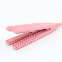 T4048 профессиональный модный выпрямитель для волос Мини Путешествия 25 Вт Керамические выпрямители для волос/гофрированные железные инструменты для волос