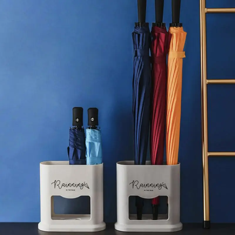 New Vertical umbrella storage rack with diatom mud absorbent pad home