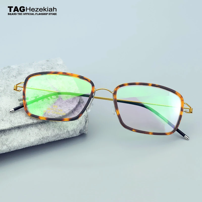 

2019 spectacles retro TAG Brand titanium glasses frame men women Myopia prescription eyeglasses transparent glasses computer