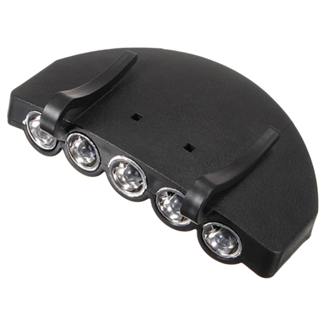 Travel Night Safe and Convenient Headlamps Clip On 5 LED Head Lights