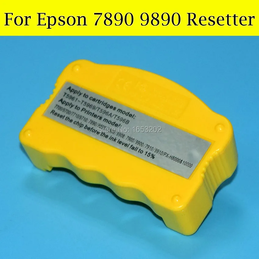 1 Piece Cartridge Chip Resetter For Epson 7890 9890 Printerin Printer