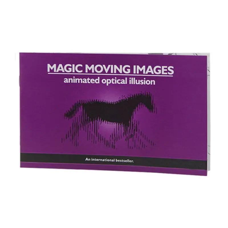 

Thicker Version Magic Moving Images Books Magic Tricks Props Toys Animated Optical Illusions Kids Gifts HM