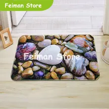 Креативный 3D каменный коврик для ног, современный стиль, противоскользящий ковер Kithchen для ванной комнаты, гостиной, пола, домашнего декора, коврик для ванной