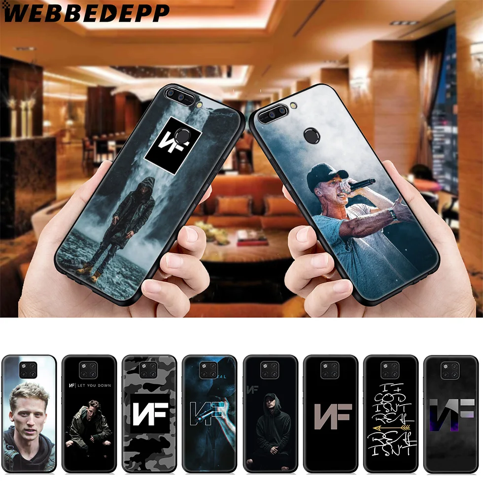 

WEBBEDEPP NF Rapper Soft Case for Huawei Mate Honor 20 6A 7A 7C 7X 8 9 9X 10 View 20 10 Lite Pro Mate 30 20 Lite Pro