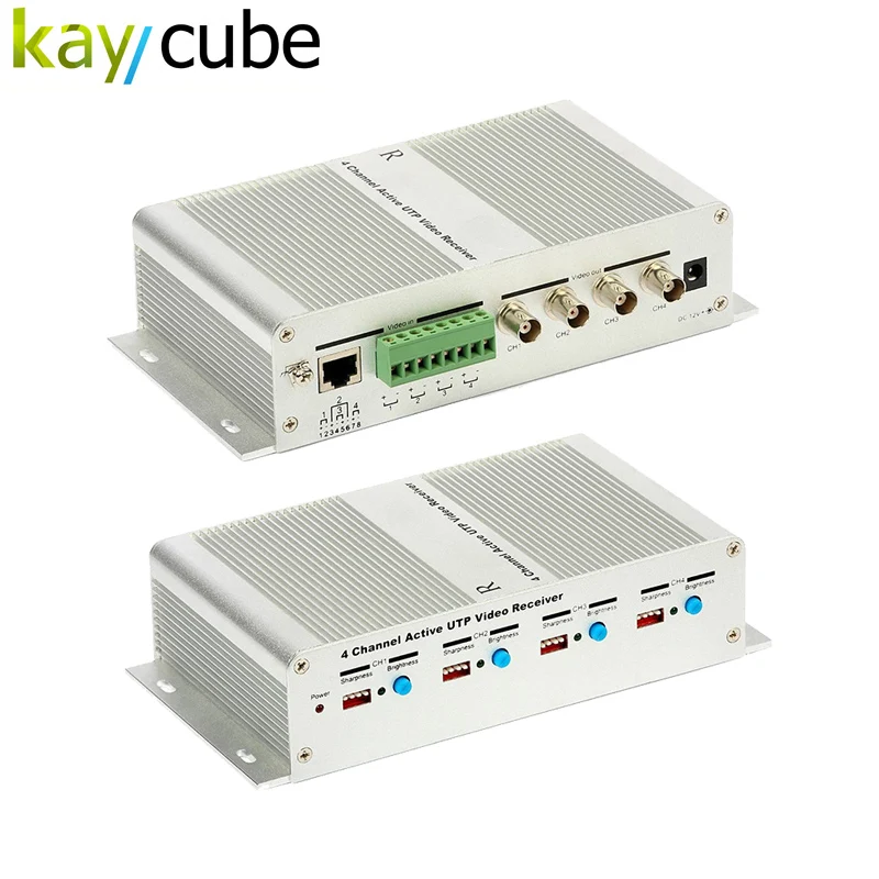 4 канальная передача видео с активным питанием стандартная витая пара BNC Keycube|video