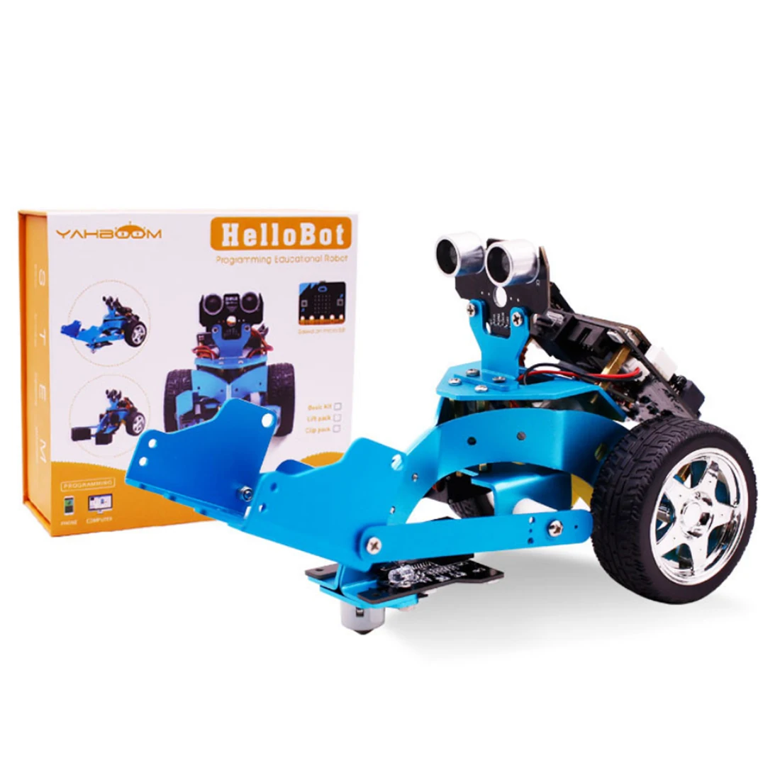 Brinquedo para Micro: Brinquedos + Bluetooth Vapor Robô Carro Bit Bbc Mainboard Gráfico Programável ir Rastreamento Módulo s 3-em-1 Tem 25 Cheap Brinquedos programáveis