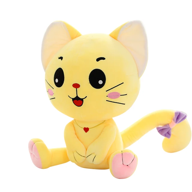 Emoji Pillow, Expression Cat, Plush Toys, Sitting smilies Cat Doll