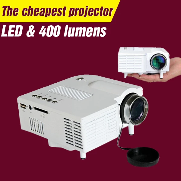 2015 Popular Uc28 Style Led Projector Protable Video Projector Support 1080p With Tf Card Home