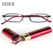 Новинка, мужской держатель, очки для дальнозоркости, ультра-светильник, мини портативное модное дамское зеркало для чтения
