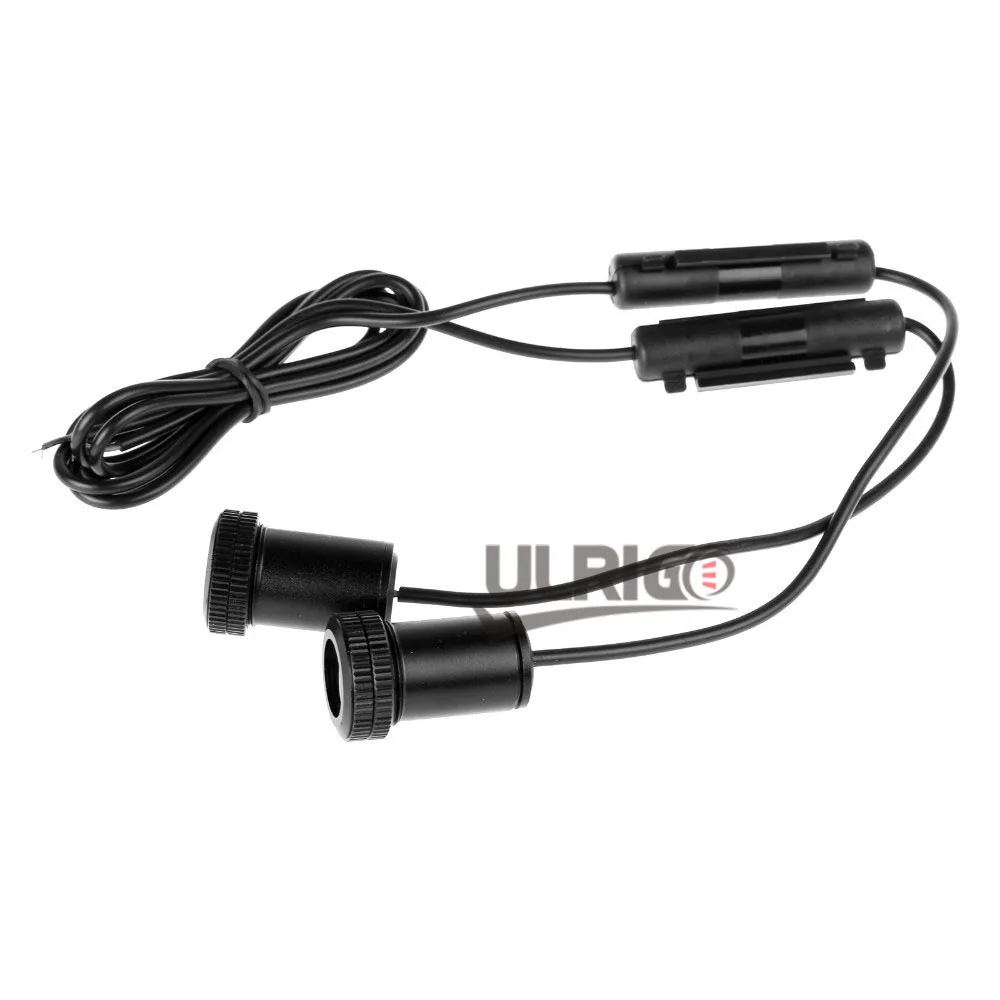 2 قطع LED باب السيارة مرحبا ضوء مجاملة سيارة أدى ليزر العارض شعار شبح ظل ضوء ل دودج ram شعار embleme لوميير