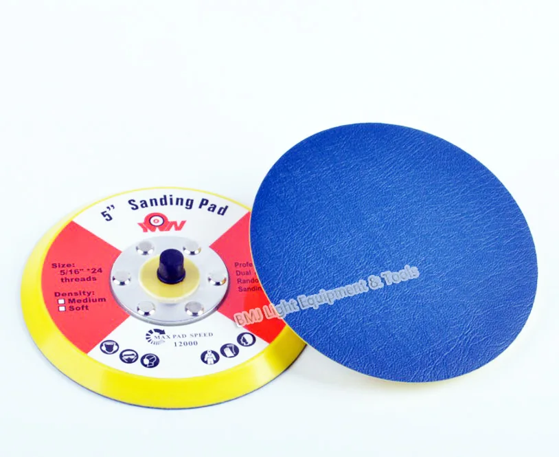 

thread 5-16/24 150mm 6" Face DA Sanding Pad Dual Action Sticky Back Disc for Air Sander