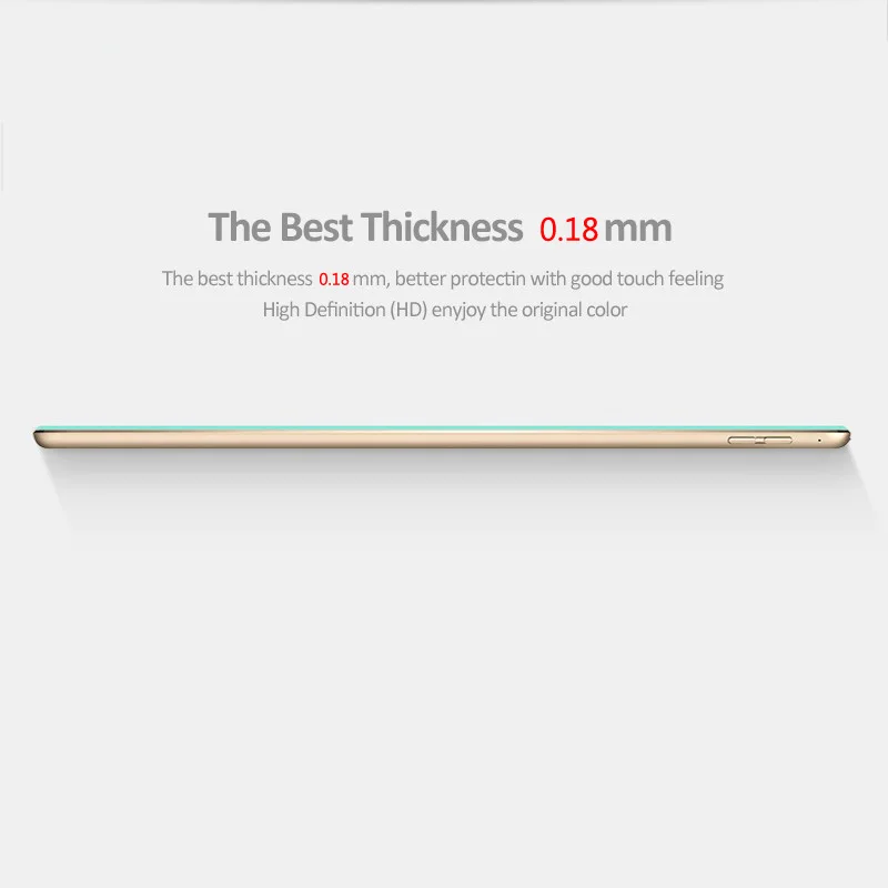 Высокое качество 9H закаленное стекло толщиной 0,18 мм протектор экрана для iPad Pro 12,9 дюйма защитная пленка& Новинка