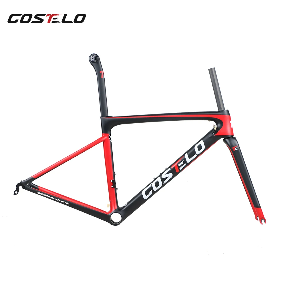 Best 2018 Costelo Speedmachine 3.0 ultra light 790g DISC carbon fiber road bike cycling frame bicycle bicicleta frame cheap frameset 0