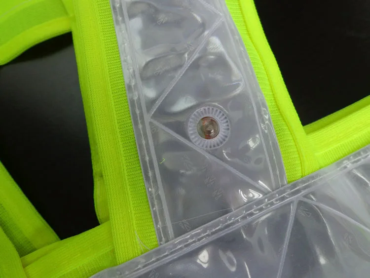 HZYEYO мотоциклетная сетка одежда отражающий безопасность предупреждающий светодиодный фонарь Светоотражающие Жилеты Безопасности спасательный жилет, D-800