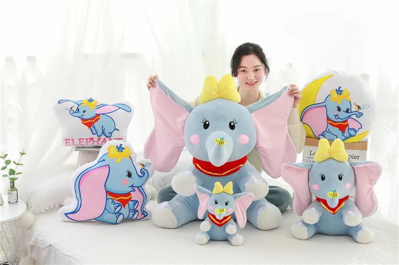 30 см-60 см слон Дамбо Плюшевые игрушки Мягкие подушки отлично подходит для детской комнаты, коллекция подарков украшение дома