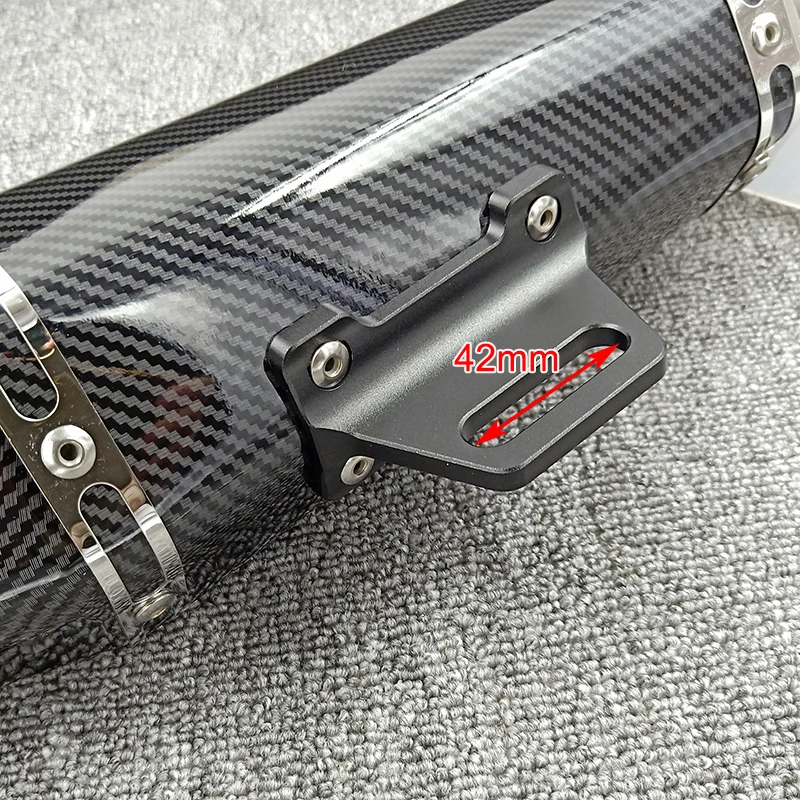 Мотоцикл выхлопной 51 мм Скутер nmax Мотокросс дополнительный стоп-сигнал выхлопная труба для мотоцикла глушитель выхлопной трубы для Kawasaki Ninja 250 300 Z800 Z750