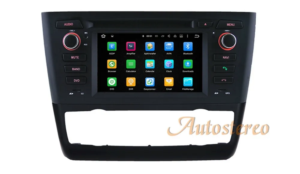 Perfect Android 9 Car GPS Navigation DVD player Headunit For BMW 1 Series E81 E82 E87 E88 116i 118i Car radio tape multimedia player IPS 3